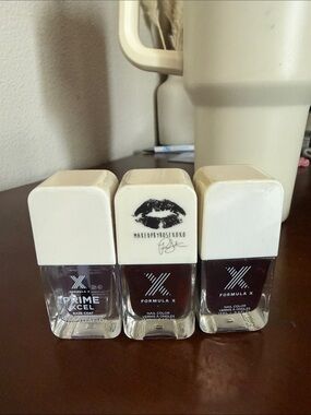 Formula X Deep Plum Nail Polish Trio - Cream Caps
